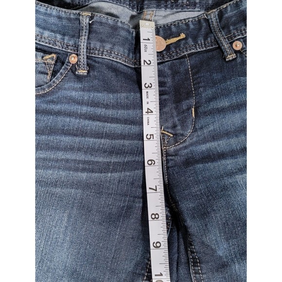 Express Stella Size 4 Blue Denim Skinny Low Rise Regular Fit Women's Jeans - Picture 9 of 16